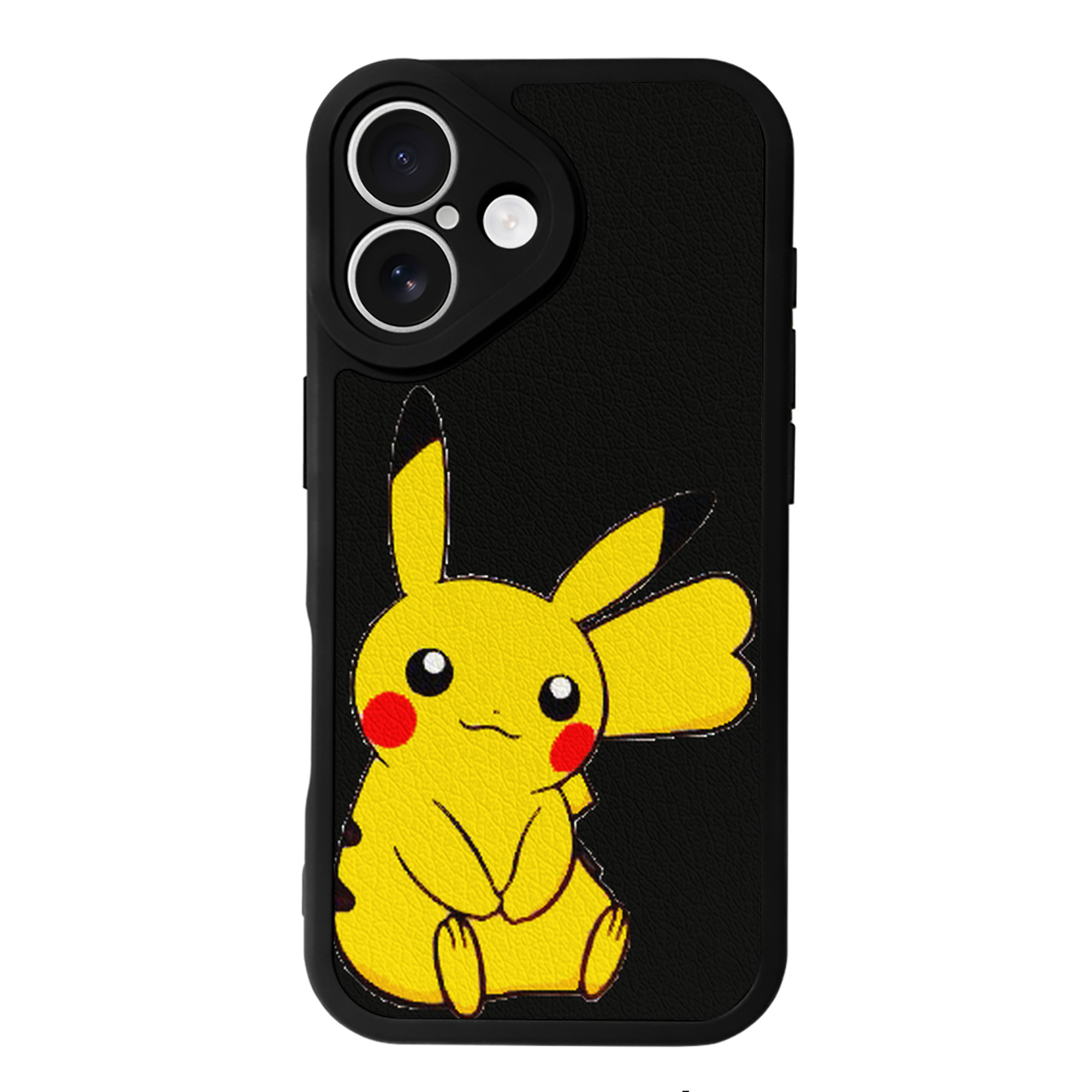 （画像用） ポケットモンスター Pokémon 【iPhone 16シリーズ対応】シリコンスマホケース（レザー調） 材質：シリコン